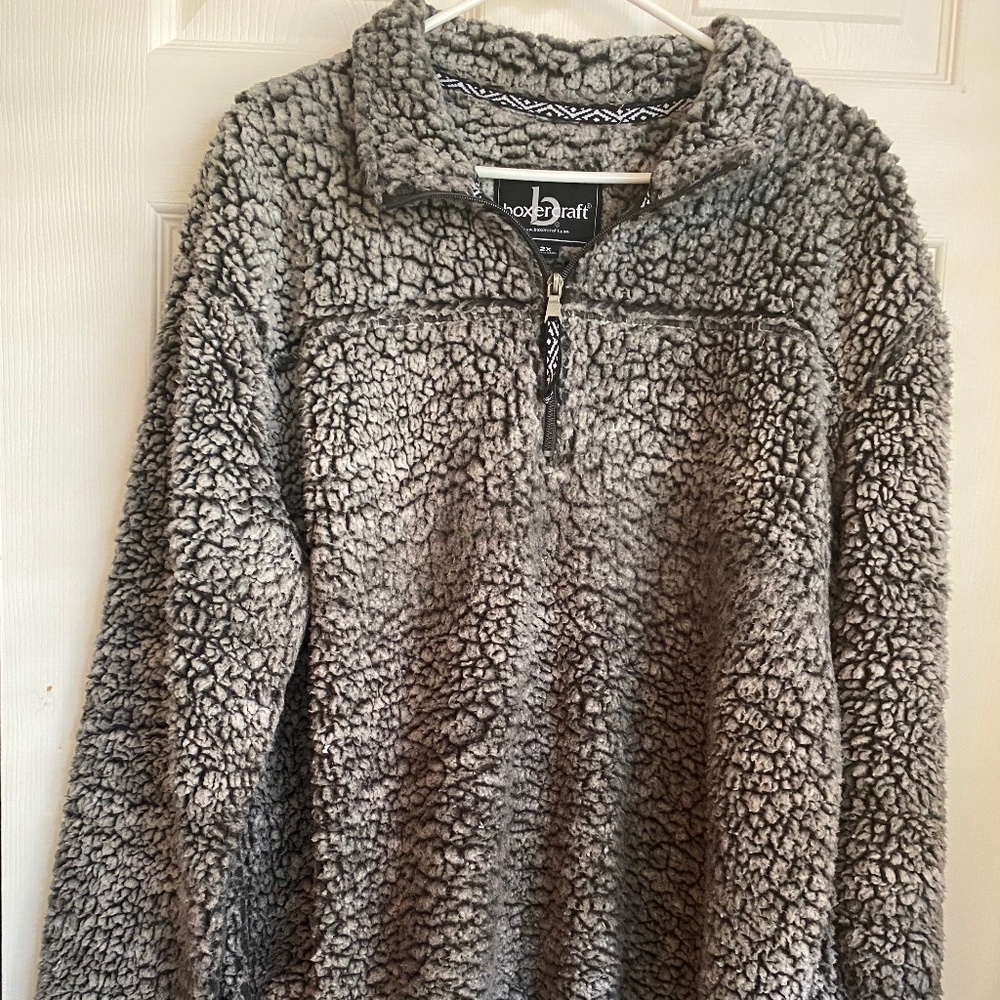 Boxercraft zipper fleece pullover
